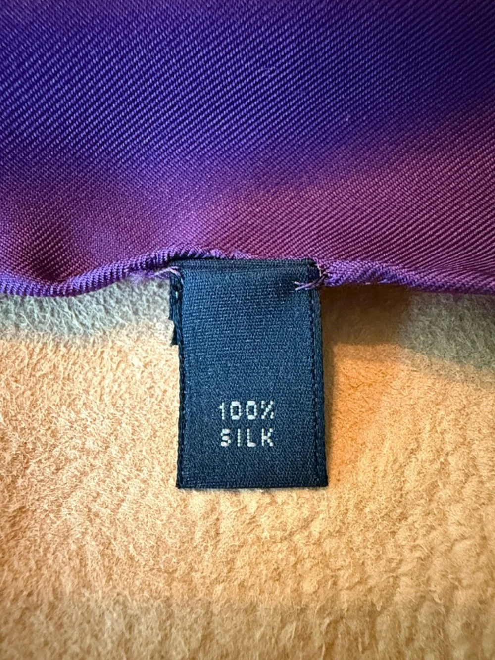 Vintage Burberry London Silk Scarf